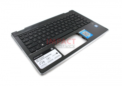 L53797-001 - TOP Cover with Keyboard/ FPR/ BL (NSV/ ASH)