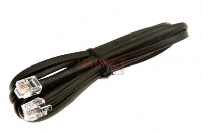 304398-015 - Modem/ Telephone Cable (Black)