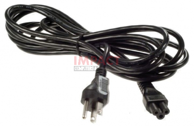 366119-001 - AC Power Cord (Black/ 3 Prong United States 10FT)