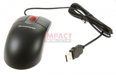 89P5089 - Optical Wheel Mouse, USB, 400 DPI, Black