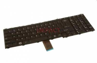 K000097460 - Keyboard, US, Black
