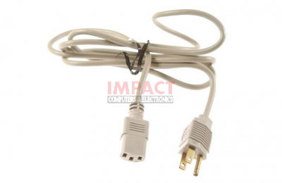 121565-002 - Power Cord (Flint Gray/ for 120V IN the USA and Canada)