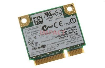 60Y3203 - 802.11A/ B/ G/ n Wlan Intel HMC Minicard