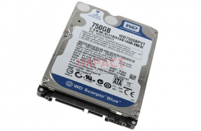 WD7500BPVT-22HXZT1 - 750GB Sata 3GB/ s Hard Drive 8MB 5400RPM 2.5IN Scorpio Blue