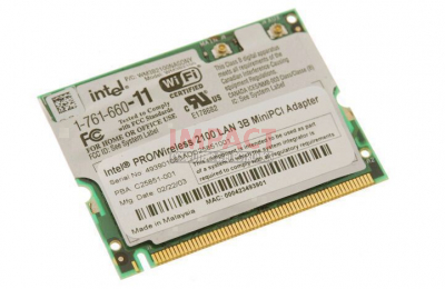348997-001 - Mini PCI Ieee 802.11B (WI-FI) Wireless LAN Networking Card