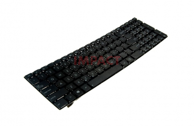 0KNB0-612BUS00 - Keyboard 348MM ISO (US-ENGLISH) Black