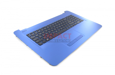 856759-001 - Top Cover, NOBLE BLUE with TP with Keyboard US