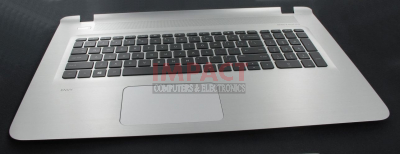 835867-001 - Top Cover with Keyboard (SILVER)