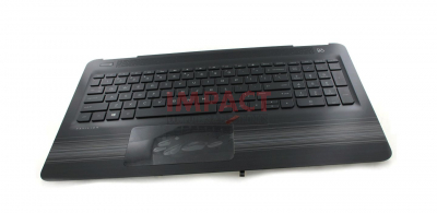 832805-001 - Top Cover with Keyboard and Touchpad (BL AHS US)