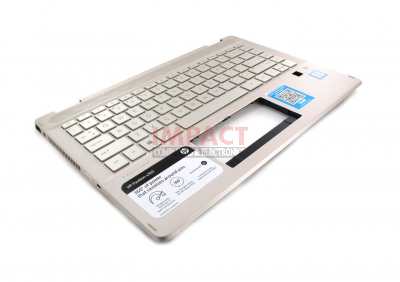 L53787-001 - TOP Cover WGD With FPR Keyboard BL LMG US